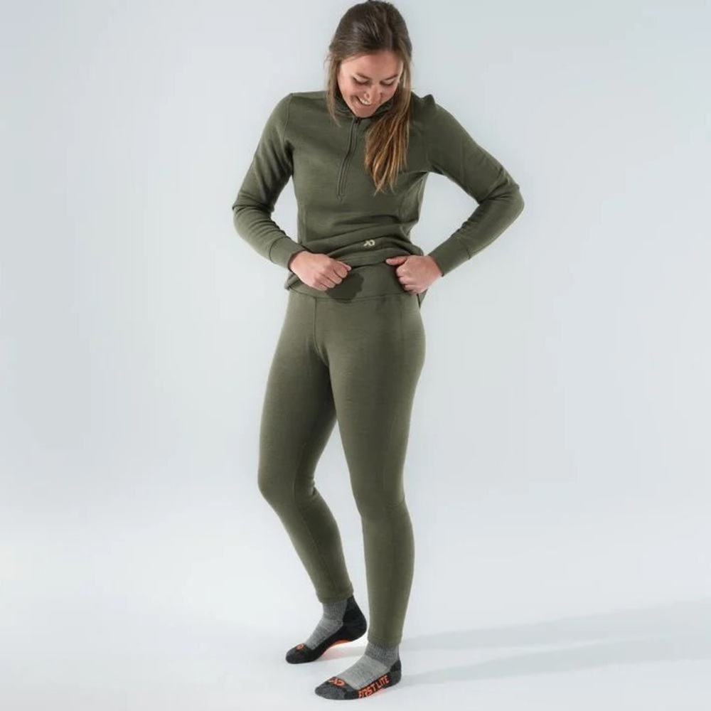 First Lite “Furnace” Conifer Merino-X Thermal Quarter Zip & Long Jane Baselayers